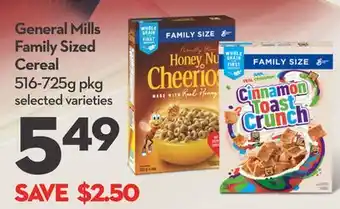 Longo's General Mills Family Sized Cereal offer