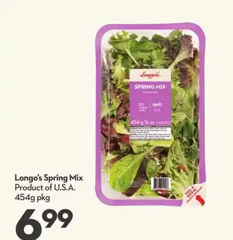 Longo's Spring Mix offer
