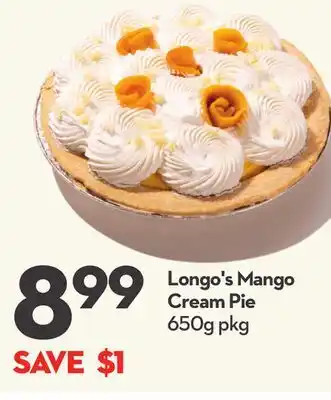 Longo's Mango Cream Pie offer