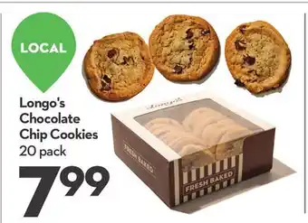 Longo's Chocolate Chip Cookies offer