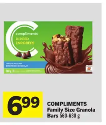Foodland COMPLIMENTS Family Size Granola Bars offer