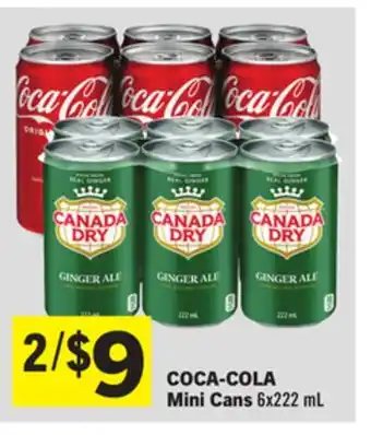 Foodland COCA-COLA Mini Cans offer