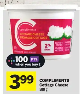 Foodland COMPLIMENTS Cottage Cheese offer