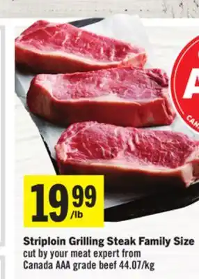 Foodland Striploin Grilling Steak offer