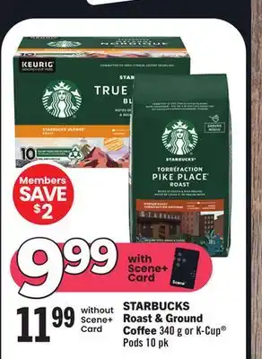 Foodland STARBUCKS Roast & Ground Coffee offer