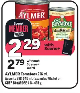 Foodland AYLMER Tomatoes offer