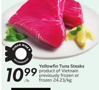 Sobeys Yellowfin Tuna Steaks offer