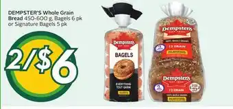 Sobeys DEMPSTER'S Whole Grain Bread offer