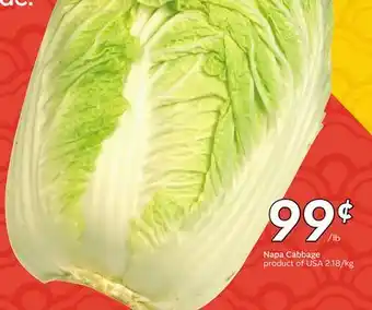Sobeys Napa Cabbage offer