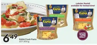 Sobeys RANA Fresh Pasta offer