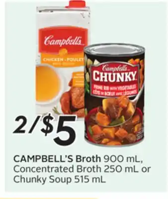 Sobeys CAMPBELL'S Broth offer