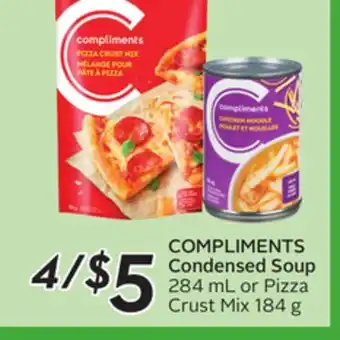 Sobeys COMPLIMENTS Condensed Soup offer