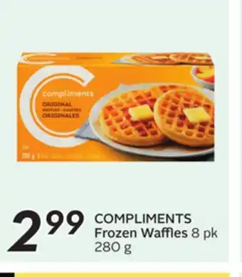 Sobeys COMPLIMENTS Frozen Waffles offer