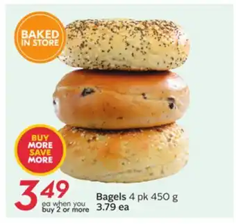 Sobeys Bagels offer