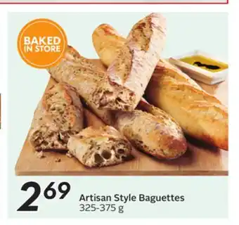 Sobeys Artisan Style Baguettes offer