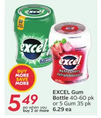 Sobeys EXCEL Gum Bottle offer