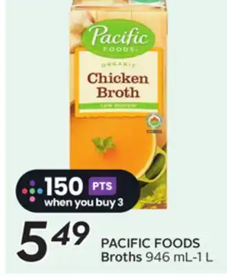Sobeys PACIFIC FOODS Broths offer