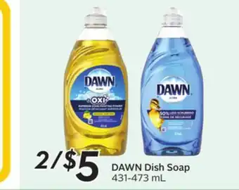 Sobeys DAWN Dish Soap offer