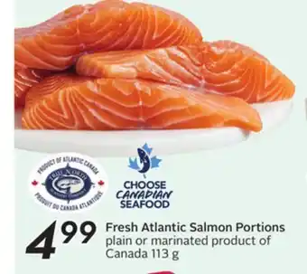 Sobeys Fresh Atlantic Salmon Portions offer