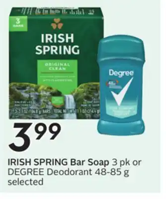 Sobeys IRISH SPRING Bar Soap offer