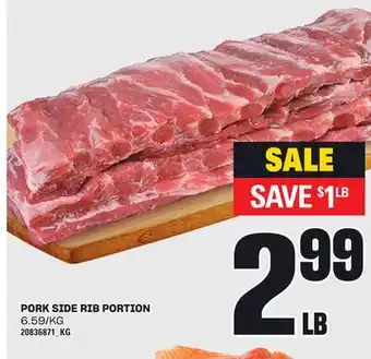 Loblaws PORK SIDE RIB PORTION offer