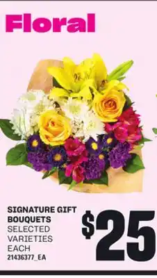 Loblaws SIGNATURE GIFT BOUQUETS offer