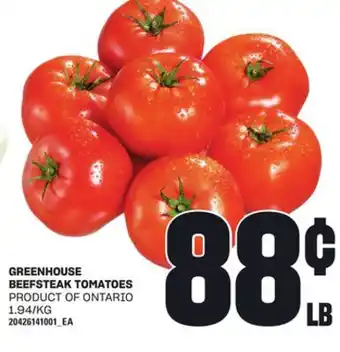 Loblaws GREENHOUSE BEEFSTEAK TOMATOES offer