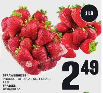 Independent Grocer STRAWBERRIES, 1 LB offer