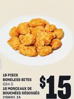 Independent Grocer 18 PIECE BONELESS BITES, 684 G offer