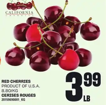 Independent Grocer RED CHERRIES offer
