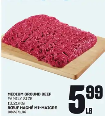 Independent Grocer MEDIUM GROUND BEEF offer