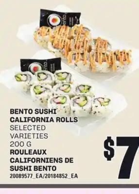Independent Grocer BENTO SUSHI CALIFORNIA ROLLS, 200 G offer