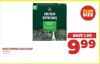 Real Canadian Superstore IRISH SPRING BAR SOAP, 12X104 G offer