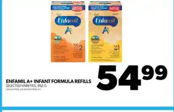 Real Canadian Superstore ENFAMIL A+ INFANT FORMULA REFILLS, 992 G offer