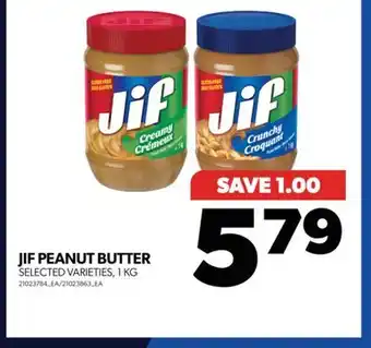 Real Canadian Superstore JIF PEANUT BUTTER, 1 KG offer