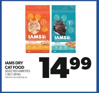 Real Canadian Superstore IAMS DRY CAT FOOD, 1.36/1.59 KG offer
