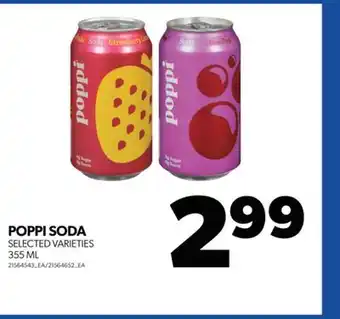 Real Canadian Superstore POPPI SODA, 355 ML offer