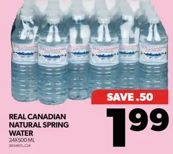 Real Canadian Superstore REAL CANADIAN NATURAL SPRING WATER, 24X500 ML offer