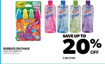 Real Canadian Superstore BUBBLES OR CHALK offer