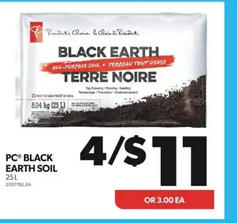 Real Canadian Superstore PC BLACK EARTH SOIL 25 L offer
