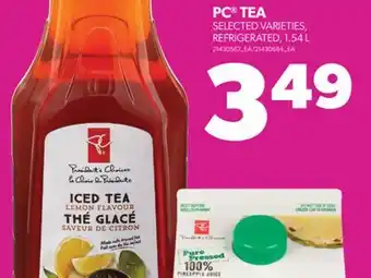 Real Canadian Superstore PC TEA, 1.54 L offer