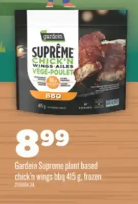 Real Canadian Superstore GARDEIN SUPREME PLANT BASED CHICK'N WINGS BBQ, 415 g offer