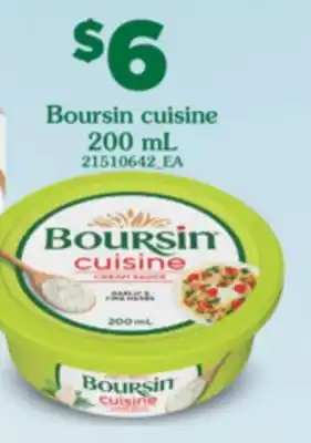Real Canadian Superstore BOURSIN CUISINE, 200 ML offer
