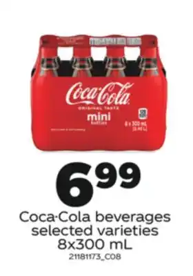 Real Canadian Superstore COCA-COLA BEVERAGES, 8x300 mL offer