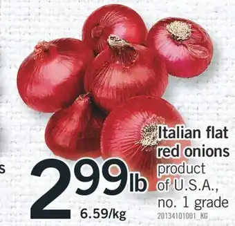 Fortinos ITALIAN FLAT RED ONIONS offer