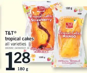 Fortinos T&T TROPICAL CAKES, 180 g offer