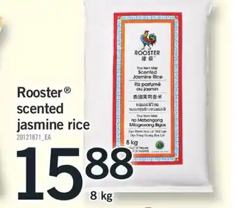 Fortinos ROOSTER SCENTED SCENTED JASMINE RICE, 8 kg offer