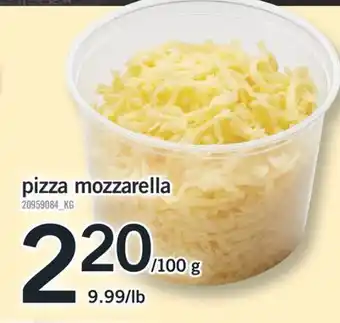 Fortinos PIZZA MOZZARELLA offer