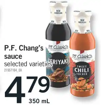 Fortinos P. F. CHANG'S SAUCE, 350 ML offer