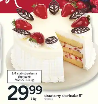 Fortinos 8 STRAWBERRY SHORTCAKE offer